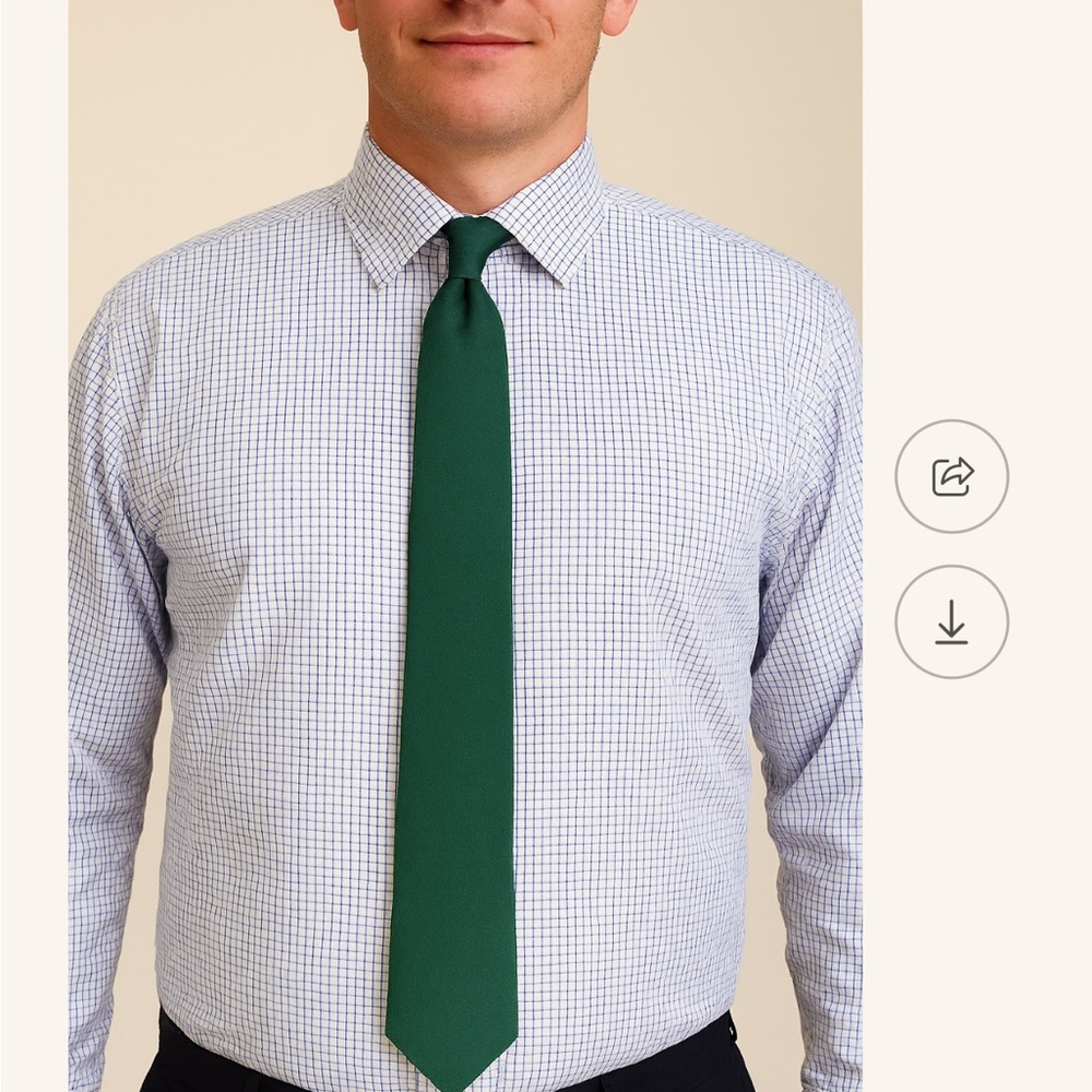 Brooks Brothers Blue Checkered Dress Shirt